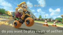 Wario Rivals Of Aether GIF - Wario Rivals Of Aether Mario Kart GIFs