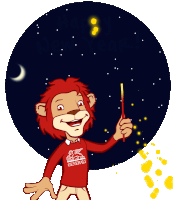 Happy New Year - Leo The Lion 2023 Sticker