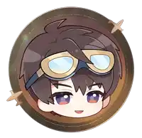 a cartoon drawing of a boy wearing goggles and glasses