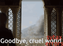 Goodbye Cruel World Goodbye Cruel Syntax Error GIF - Goodbye Cruel World Goodbye Cruel Syntax Error Goodbye GIFs