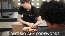 Decappuccino I Didnt Say Any Codewords GIF - Decappuccino I Didnt Say Any Codewords Sydney Sprint GIFs
