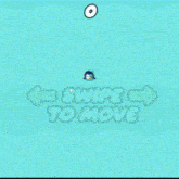 a screenshot of a video game that says swipe to move on it