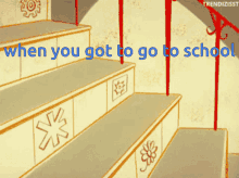 When You Are Tired When You Go To School GIF