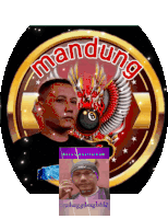 a man stands in front of a logo that says ' banding '
