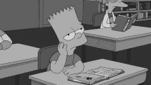Bart Simpson Sad GIF - Bart Simpson Sad Bored GIFs