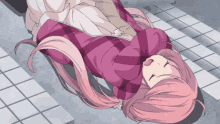 nadeshiko laid back camp anime sleeping