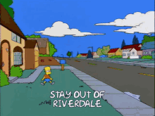 Stay Out Riverdale GIF