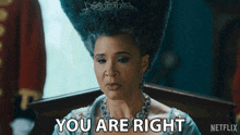 You Are Right Queen Charlotte GIF - You Are Right Queen Charlotte Queen Charlotte A Bridgerton Story GIFs