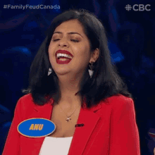 Lol Anu GIF - Lol Anu Family Feud Canada GIFs