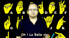 Usm67 Oh La Belle Vie Lsf GIF - Usm67 Oh La Belle Vie Lsf Sign Language GIFs