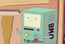 Bmo Adventure Time GIF - Bmo Adventure Time I Will Kill Them GIFs