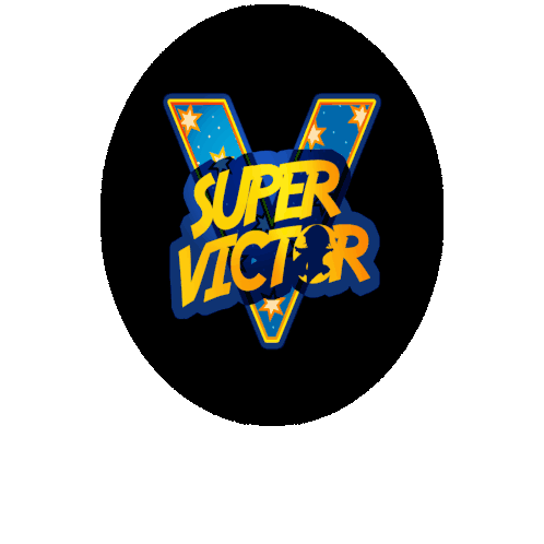 Super Victor Supervictor Sticker - Super Victor Supervictor Logo Stickers