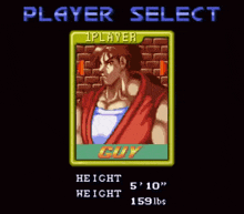 a player select screen for a video game shows a character named dean