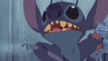 a close up of a cartoon character making a funny face