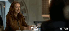 Yes Molly Parker GIF - Yes Molly Parker Maureen Robinson GIFs