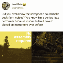 saxophone surreal farm