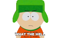 What The Hell Kyle Broflovski Sticker - What The Hell Kyle Broflovski South Park World Privacy Tour Stickers