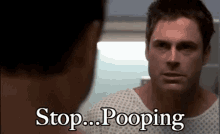 Stop. Pooping. GIF - Parksandrec Roblowe Stop GIFs