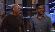 Dave Chappelle Chris Rock GIF - Dave Chappelle Chris Rock Laughing Together GIFs