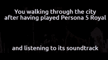 Persona5 Patrick Bateman GIF - Persona5 Patrick Bateman You Walking Through The City GIFs