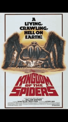 The Kingdom Of Spiders Movie Poster GIF - The Kingdom Of Spiders Movie Poster GIFs
