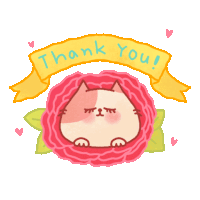 Folded Hands Thank You Sticker - Folded Hands Thank You Fine Thank Stickers