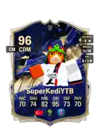 a card with a cat wearing a qatar shirt