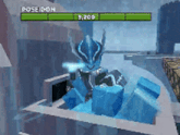 a screenshot of a video game with a character named poseidon .