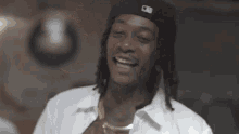 Laughing Wiz Khalifa GIF - Laughing Wiz Khalifa Behind The Cam GIFs