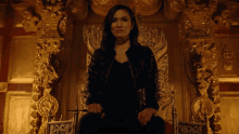 sitting on the throne violet blood and treasure im the queen bow down to me