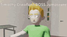 Timothy Crawford Timothy Crawford Boss Jumpscare GIF