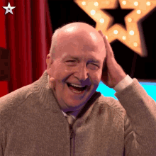 Laughing Britains Got Talent GIF - Laughing Britains Got Talent Chuckle GIFs