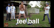 Jackass Tee Ball GIF - Jackass Tee Ball Ouch GIFs