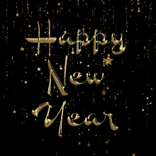 Happy New Year Gold GIF - Happy New Year Gold GIFs
