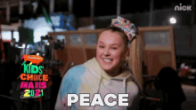 Peace Jojo Siwa GIF - Peace Jojo Siwa Kca2021 GIFs