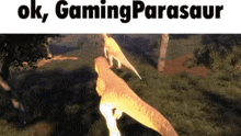 Gaming Parasaur GIF - Gaming Parasaur The Isle GIFs