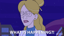 What Is Happening Dr Farrah Braun GIF - What Is Happening Dr Farrah Braun Mulligan GIFs