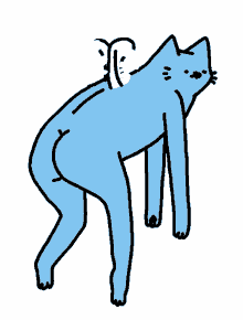 cats cat blue cat clue butt