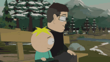 having a talk butters stotch father maxi south park a boy and a priest