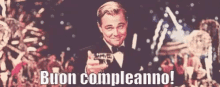 Buon Compleanno GIF - Buon Compleanno Leonardo Di Caprio GIFs