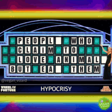 Eat Animals Hypocrisy GIF - Eat Animals Hypocrisy Word Game GIFs
