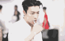 Super Junior Donghae GIF - Super Junior Donghae Brushing Teeth GIFs