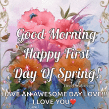 Good Morning Happy First Day Of Spring GIF