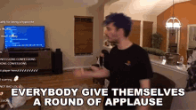 Everybody Give Themselves A Round Of Applause Ice Poseidon GIF - Everybody Give Themselves A Round Of Applause Ice Poseidon Give Yourselves A Hand GIFs