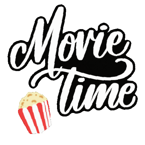 Movie Time Sticker - Movie Time Stickers