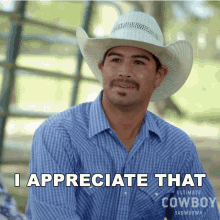 I Appreciate That John Paul Gonzalez GIF - I Appreciate That John Paul Gonzalez Ultimate Cowboy Showdown GIFs
