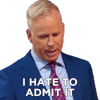 I Hate To Admit It Gerry Dee Sticker - I Hate To Admit It Gerry Dee Family Feud Canada Stickers