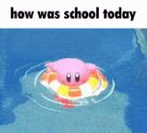 Kirby How Was School GIF - Kirby How Was School School GIFs