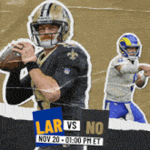New Orleans Saints Vs. Los Angeles Rams Pre Game GIF - Nfl National Football League Football League GIFs
