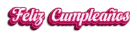 a pink and white sign that says feliz cumpleanos on a white background